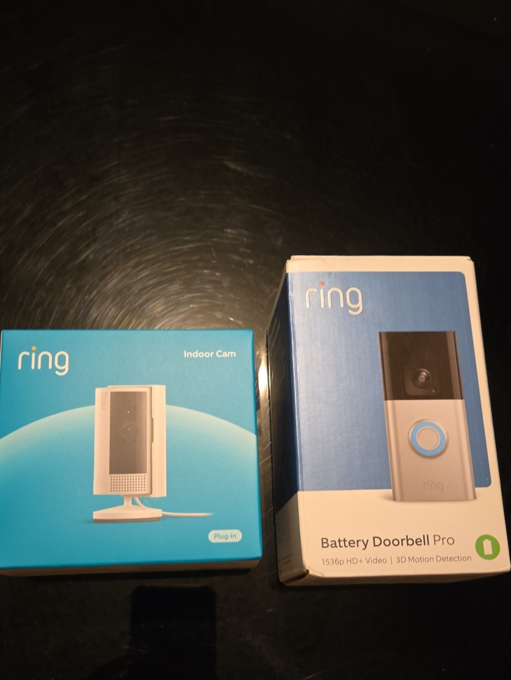 Ring Battery Doorbell Pro and Indoor Cam
